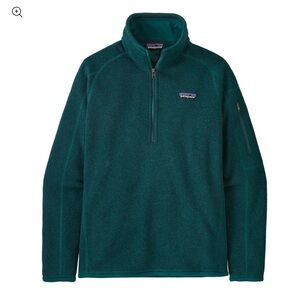 Patagonia Better Sweater Forest Green Zip-Up Fleece Pullover - Size XS